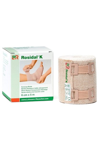Rosidal K Kompresyon Ve Ödem Bandajı 6 Cmx5 M - 1 Adet (ÜRÜN KANCASIZDIR)