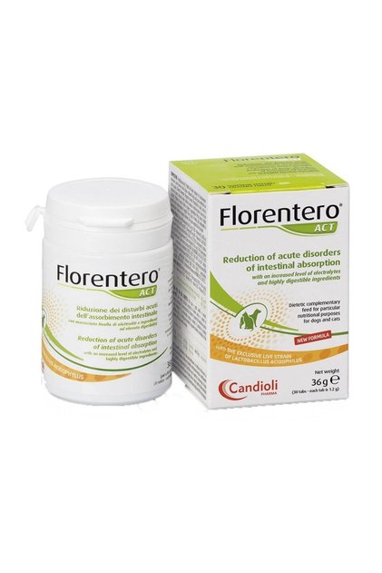 Florentero Act 30 Tablet Köpekler Ve Kediler Için Özel Beslenme Amaçlı Tamamlayıcı Yem -skt 10.2026-