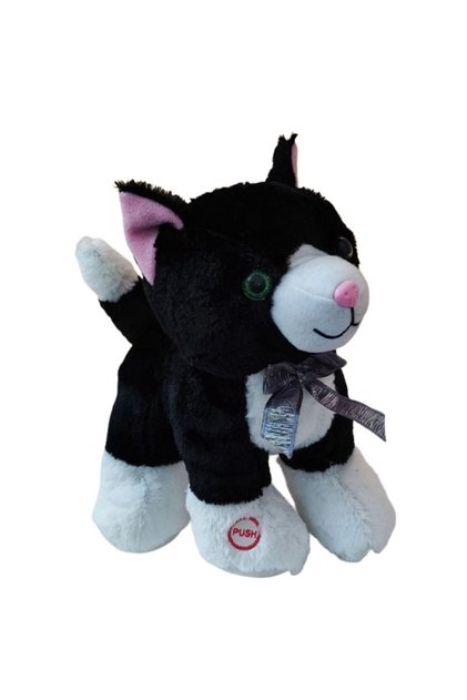 Plush Meowing Lucky Cat 35cm