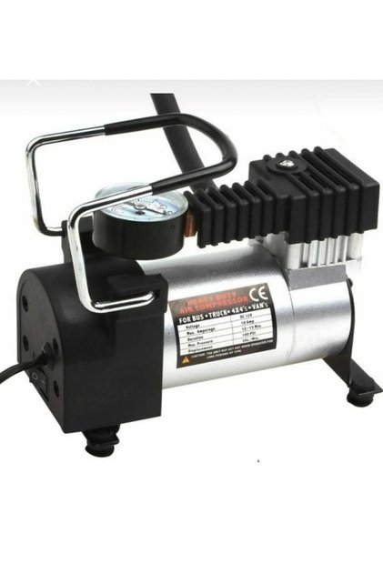 Metal Oto Araç Hava Kompresörü 12v 150 PSİ Oto Lastik Pompası Araba Bisiklet Balonlar Diğerleri