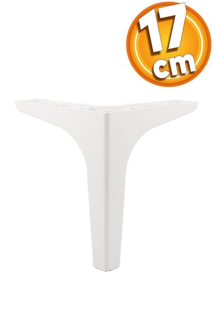 Sedef Lüks Mobilya Kanepe Tv Ünitesi Konsol Koltuk Ayağı 17 Cm Beyaz Baza Ayakları
