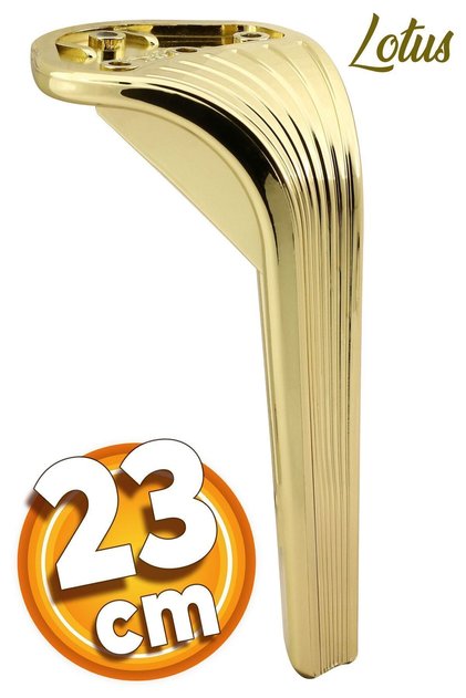 Lotus Lüks Mobilya Kanepe Tv Ünitesi Koltuk Ayağı 23 Cm Gold Altın Konsol Ayakları