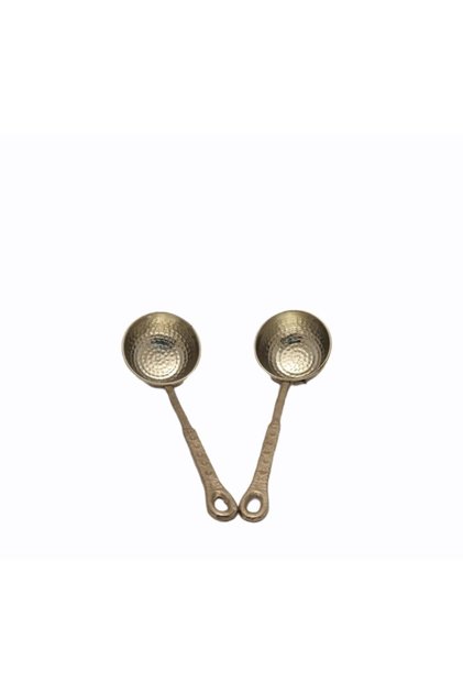 Copper Ladle Large Set of 2