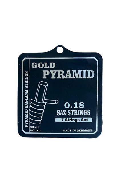 Pyramid Gold Saz Teli 0.18. Kısa Sap Bağlama Teli