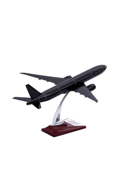 Maket Uçak - Boeing 777-300 1/200 - SİYAH ÖZEL TASARIM Model Uçak