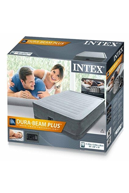 Razz Kamal 様 新品未開封　INTEX DURA-BEAM PLUS Intex Dura-beam Plus Elektrikli Comfort Plus Yüksek Yatak - Fiyatı