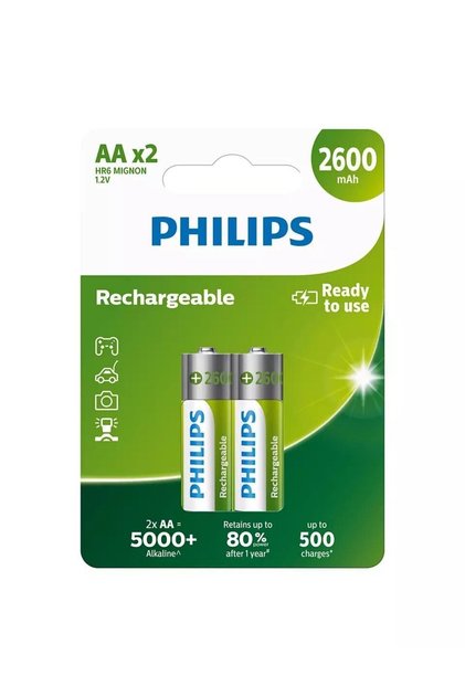 Şarj Edilebilir AA 2600 mAh X2