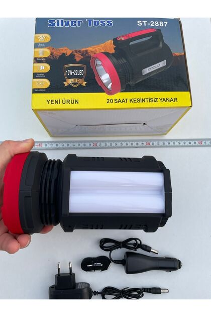 Genel Markalar SİLVER TOSS 10w 22led Av-balık-kamp Araç Şarjlı El