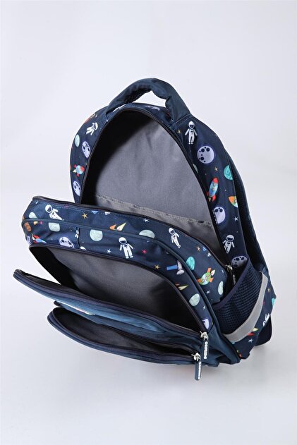ÇÇS Ki̇ds Children's Planet Patterned School Bag- Trendyol