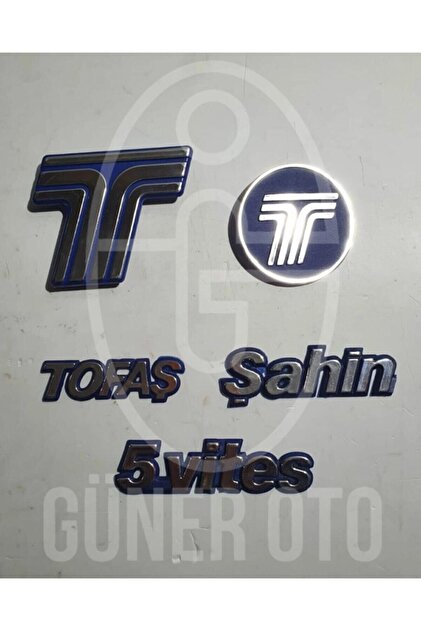 Tofaş Şahin 5 Vites Panjur Bagaj Arma Ve Yazı Set