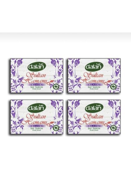 Sultan Hamamı Klasik Saf Beyaz Sabun 4 X 125 Gr 4 Adet