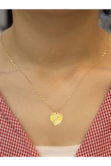 Zeynepli gold & jewelry 14 Ayar Kalpli Z Harfli Kolye - Fiyatı