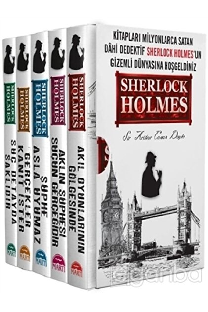 Dokuz Yayınları Sherlock Holmes 5 Kitap Set 2 Arthur Conan Doyle