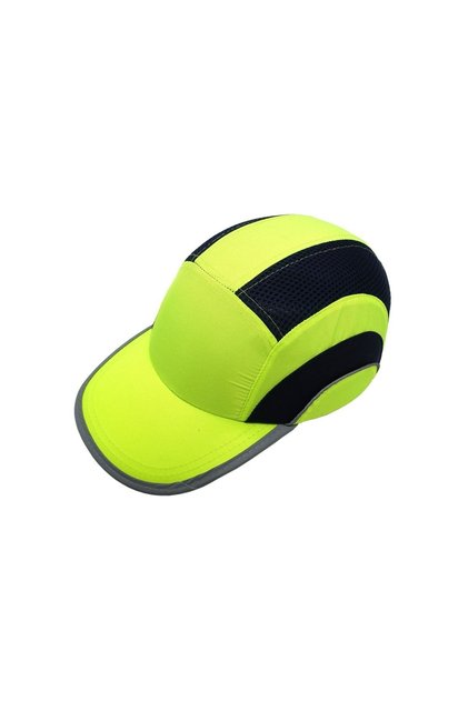 Impact Absorbing Hat Hard Hat Cap Yellow - Reflective 7002