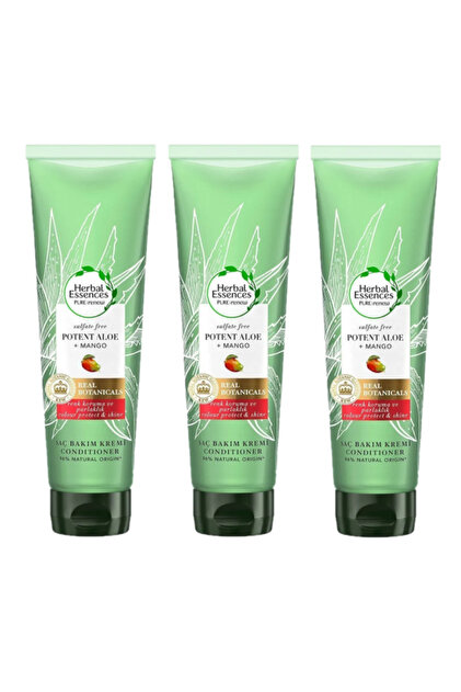 Herbal Essences Aloe Strength and Mango Sulfate-Free Hair Care Cream -  275ml X3 Pcs- Trendyol