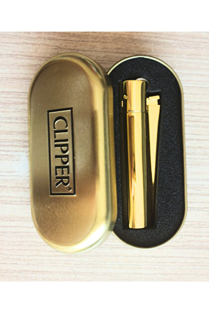 Clipper Metal Kutulu Şık Zarif Hediyelik Taşlı Çakmak ANNELER GÜNÜ