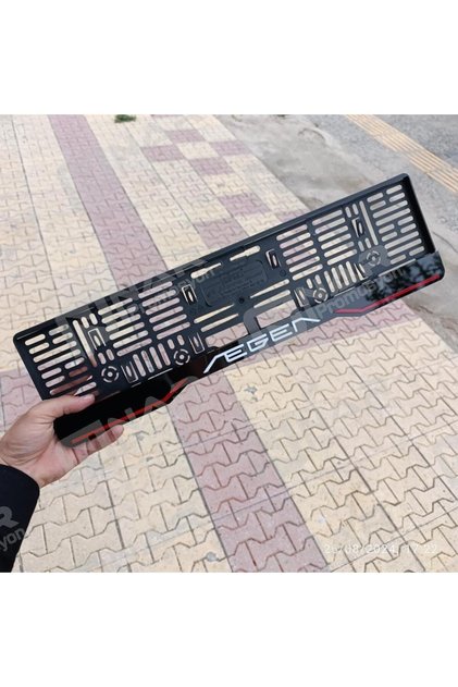 EGEA FIAT - EGEA Logolu Tüm Araçlarla Uyumlu Pleksi Plakalık 2 Adet 1 Takım
