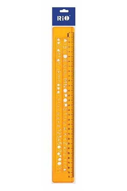 Universal Yazı Şablonu Plastik 30cm 1 Adet