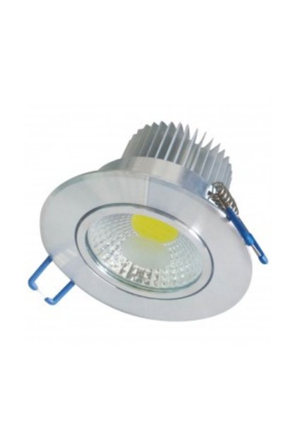 Cob Ledli Spot 5w Krom Kasa Beyaz Işık