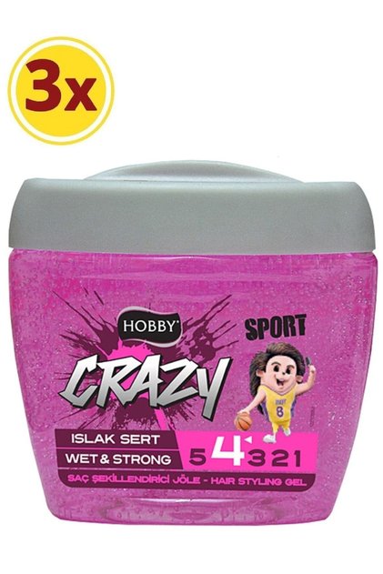 Crazy Sport Islak Sert Jöle 3 x 700 ml