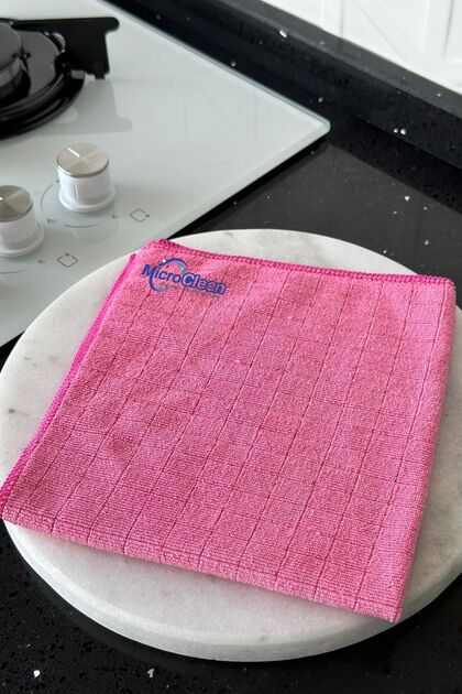 قطعة واحدة من قماش المطبخ المصنوع من الألياف الدقيقة الملون من Miss Clean