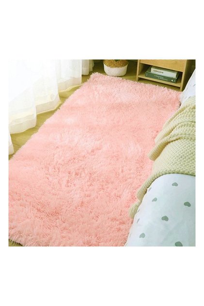 Yıkanabilir Yumuşak Peluş Post Shaggy Çocuk Odası Oturma Odası Salon Mutfak Halısı