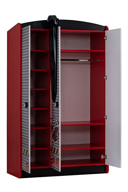 Setay Çocuk Odası - Audi Koltuklu Arabalı Yatak - Sport 3 Kapılı