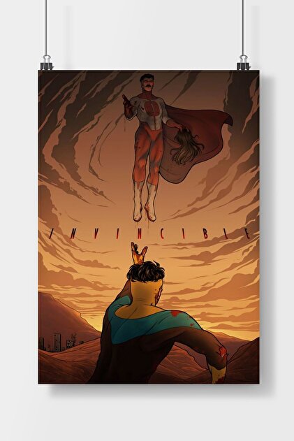 Luna Marissa The Invincible Omni Man Dizi Poster Çerçevesiz Duvar