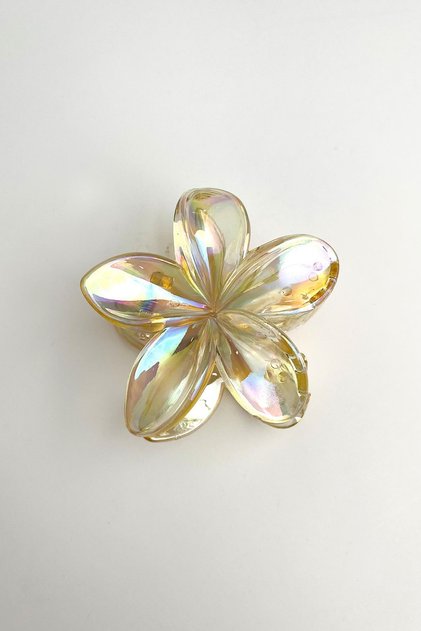 Honey Color Flower Latch Buckle (7 cm)