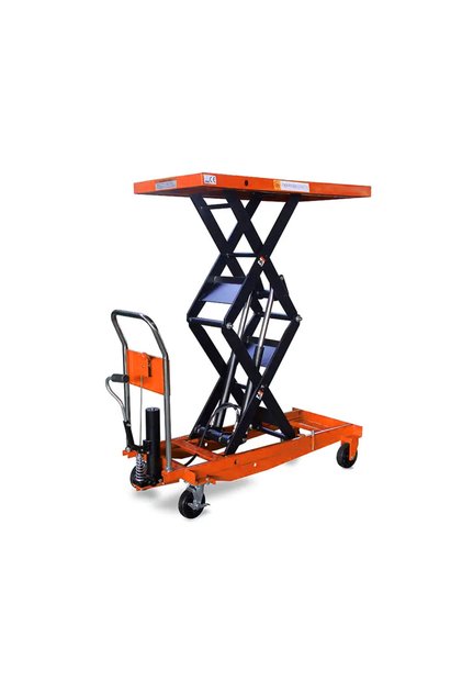 Çift Makaslı Hidrolik Platform Kalıp Taşıma Arabası 1000 kg