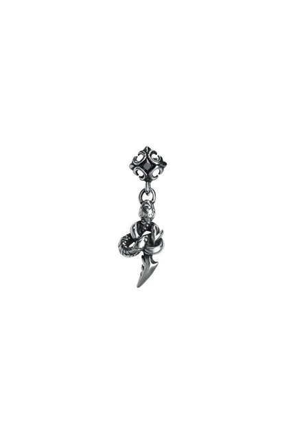 Gothic Zircon Stone Snake Accessory Stainless 316L Earrings