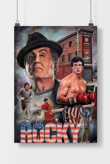 Luna Marissa Rocky Balboa Poster Çerçevesiz Duvar Posteri - Fiyatı