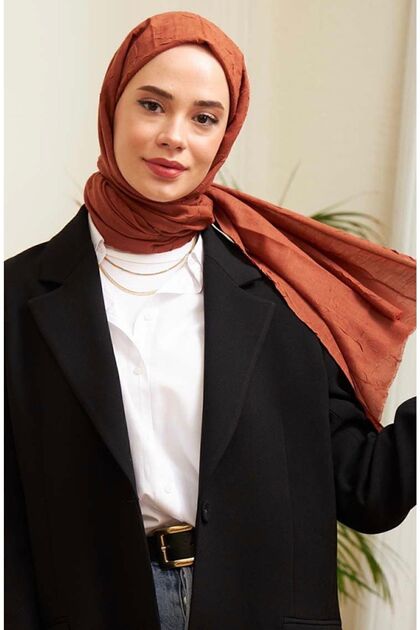 Bamboo Kraş Shawl Model-tile