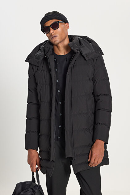 AC&Co / Altınyıldız Classics Men's Black Standard Fit Regular Cut