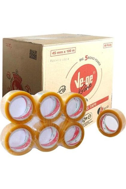 Vege Koli Bandı 45x100 Şeffaf (ASLAN) 48 Adet