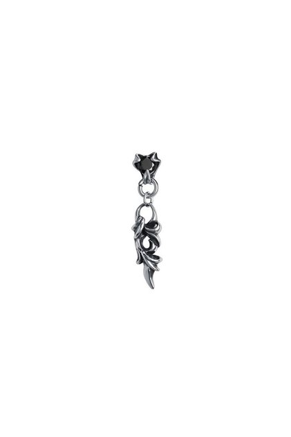 Gothic Design Dangling Zircon Stone Stainless & Tarnish Free 316L Steel Earrings
