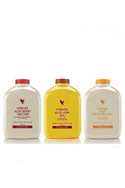 Forever Aloe vera Gel 3' Birada - (15 - 34 - 77 - )  Aloe vera Lezzeti  Bir Arada Fiyat - Trendyol