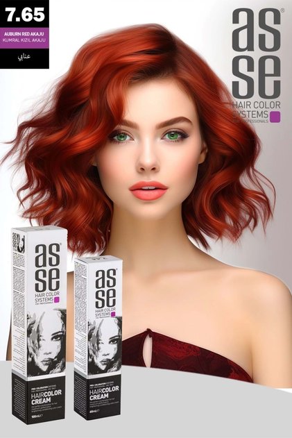 7.65 Kumral Kızıl Akaju - 60ml Tüp Boya