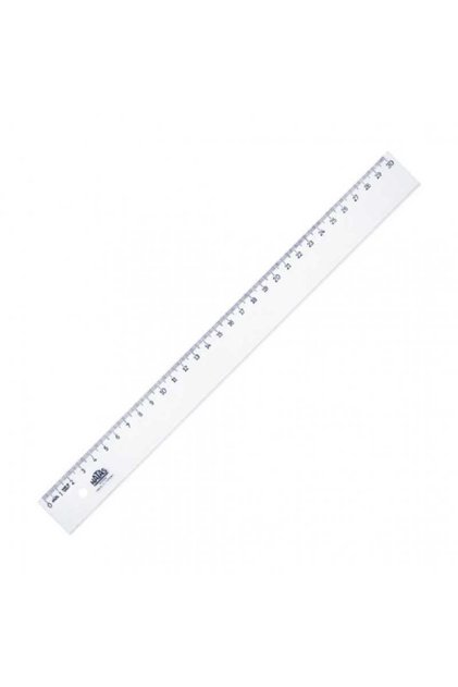 Rigla Economica din Plastic Transparent 30 Cm 0131