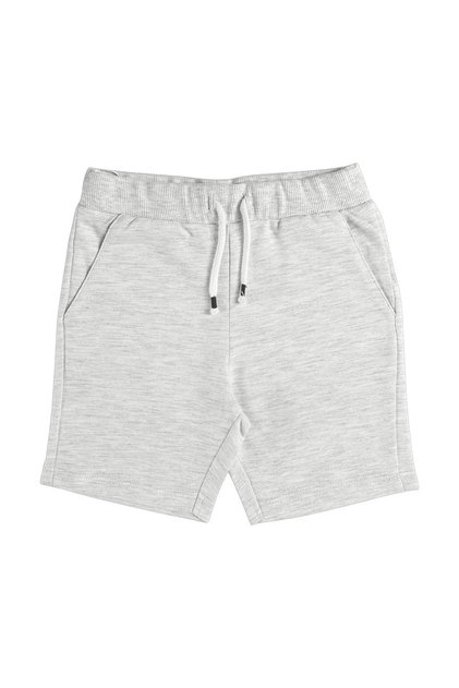 Baby Boy Pocketed Lace-Up Shorts - Gray