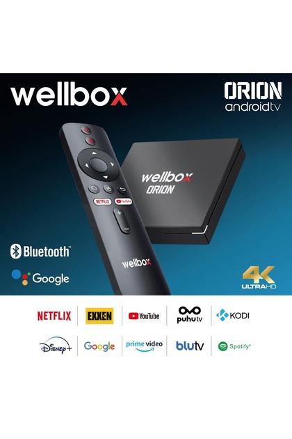 wellbox Orion 4K Android TV Box Hediyeli - Fiyatı, Yorumları
