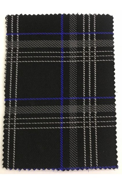 Gti Pattern Blue Auto Upholstery Fabric (Blue)