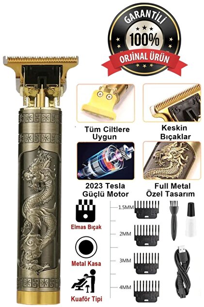 yopigo Rf-1805 Prot9 Şarjlı Tıraş Makinesi Saç Sakal Lazer Öncesi