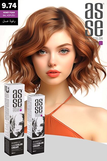 ヘアカラーセット 5 N 7 NB 9 NB 14 N asse 9.74 Bal Köpüğü - 60ml Tüp Boya - Fiyatı, Yorumları