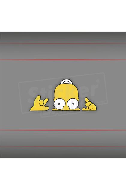 Car Sticker Simpson-4 Sticker
