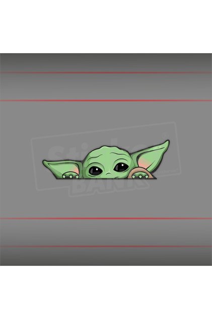 Car Sticker Baby Yoda Sticker