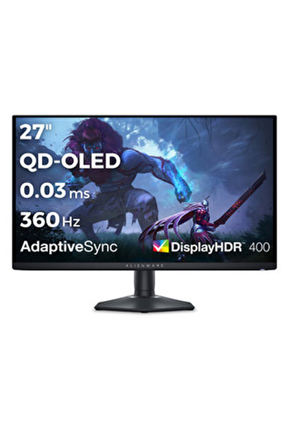 Dell Alienware AW2725QF 27 Dual 4K 180Hz - FHD 360Hz 0.5ms HDMI DP