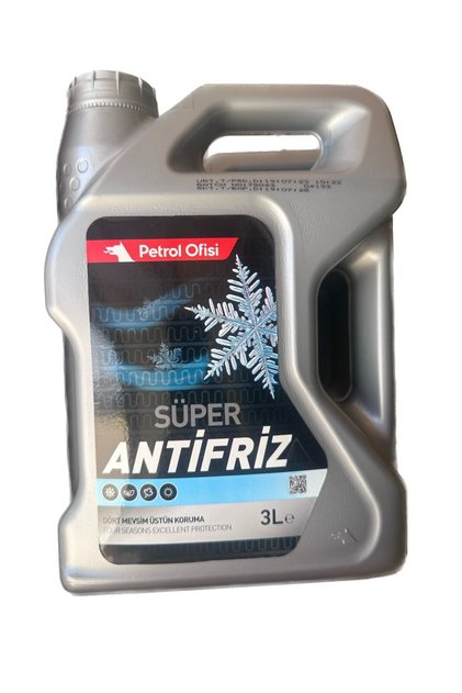 ANTİFRİZ SÜPER PETROL OFİSİ YEŞİL 3LT (2023 ÜRETİM)