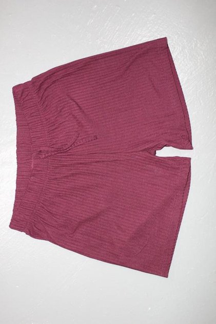 FLEUR WAIST ELASTIC SUS LACE WITH POUCH TRIL TRIL COMBED COTTON SHORTS