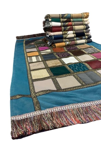 10 Pieces Handmade Patchwork Prayer Rug 70x110cm